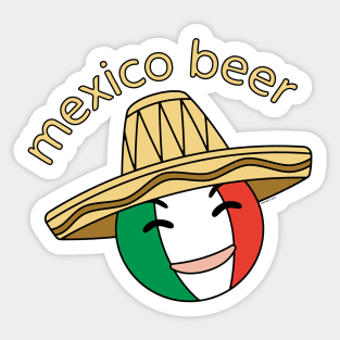 Mexico Beer Sticker
